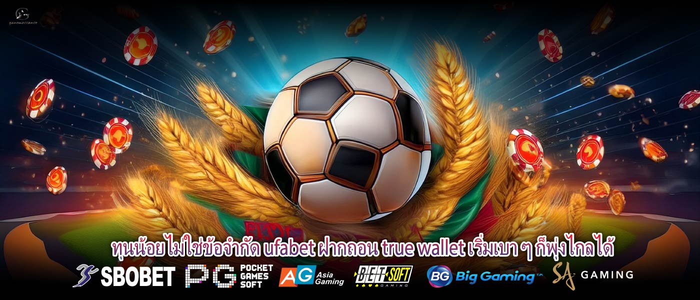 ทุนน้อยไม่ใช่ข้อจำกัด ufabet ฝากถอน true wallet เริ่มเบา ๆ ก็พุ่งไกลได้